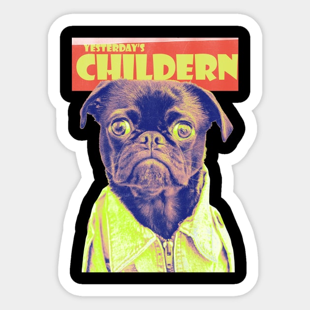 Yesterday's Childern blues rock Sticker by Everything Goods